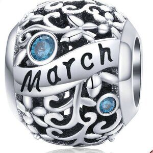 925 Stering Silver Charm March
